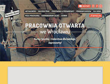 Tablet Screenshot of pracowniaotwarta.com